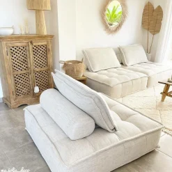 Made in Meubles Buffet<Buffet haut en bois de manguier Rosa