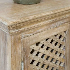 Made in Meubles Buffet<Buffet haut en bois de manguier Rosa