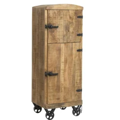 Made in Meubles Buffet<Buffet haut en bois de manguier Iris