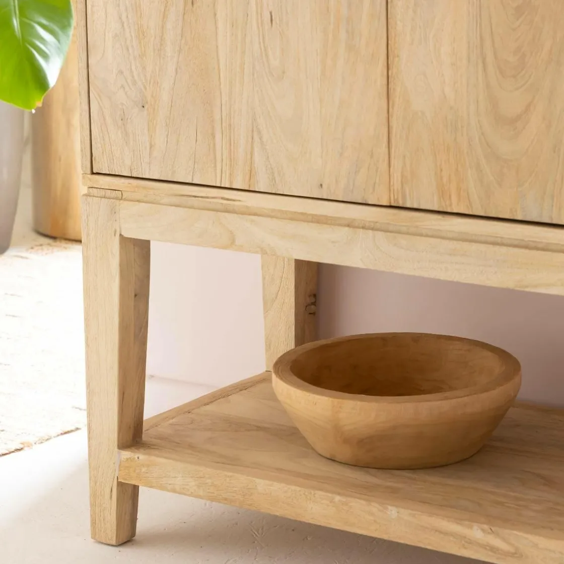 Made in Meubles Buffet<Buffet haut en bois de manguier Ode