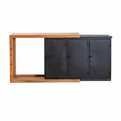 Made in Meubles Buffet<Buffet rétractable en bois d'acacia Emilio