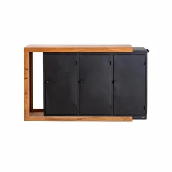 Made in Meubles Buffet<Buffet rétractable en bois d'acacia Emilio