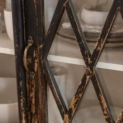 Made in Meubles Buffet|Vitrine<Buffet vitrine en bois de manguier êve