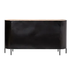 Made in Meubles Buffet|Vaisselier<Buffet vitrine en métal Achille