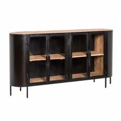 Made in Meubles Buffet|Vaisselier<Buffet vitrine en métal Achille