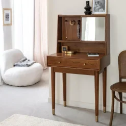 Made in Meubles Bureau<Bureau en bois d'acacia et métal Emiel
