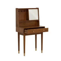 Made in Meubles Bureau<Bureau en bois d'acacia et métal Emiel