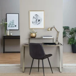 Made in Meubles Bureau<Bureau pupitre en bois et métal Capucine