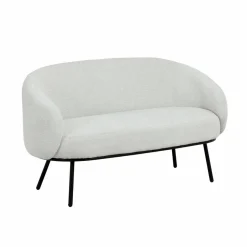 Made in Meubles Canapé<Canapé en tissu bouclette écru Filipa