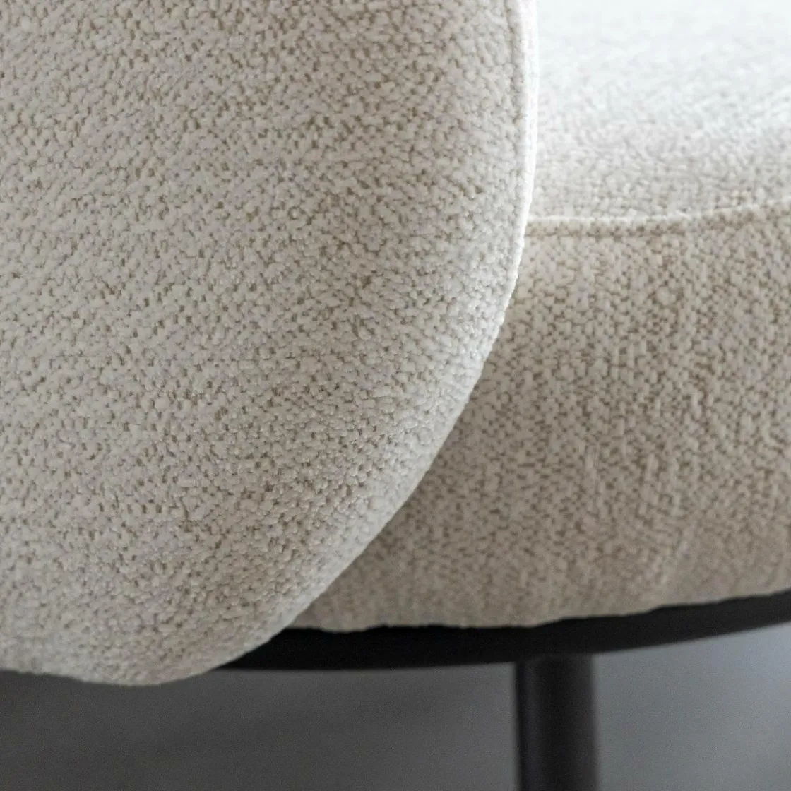 Made in Meubles Canapé<Canapé en tissu bouclette écru Filipa