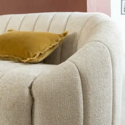 Made in Meubles Canapé<Canapé en tissu écru Axel