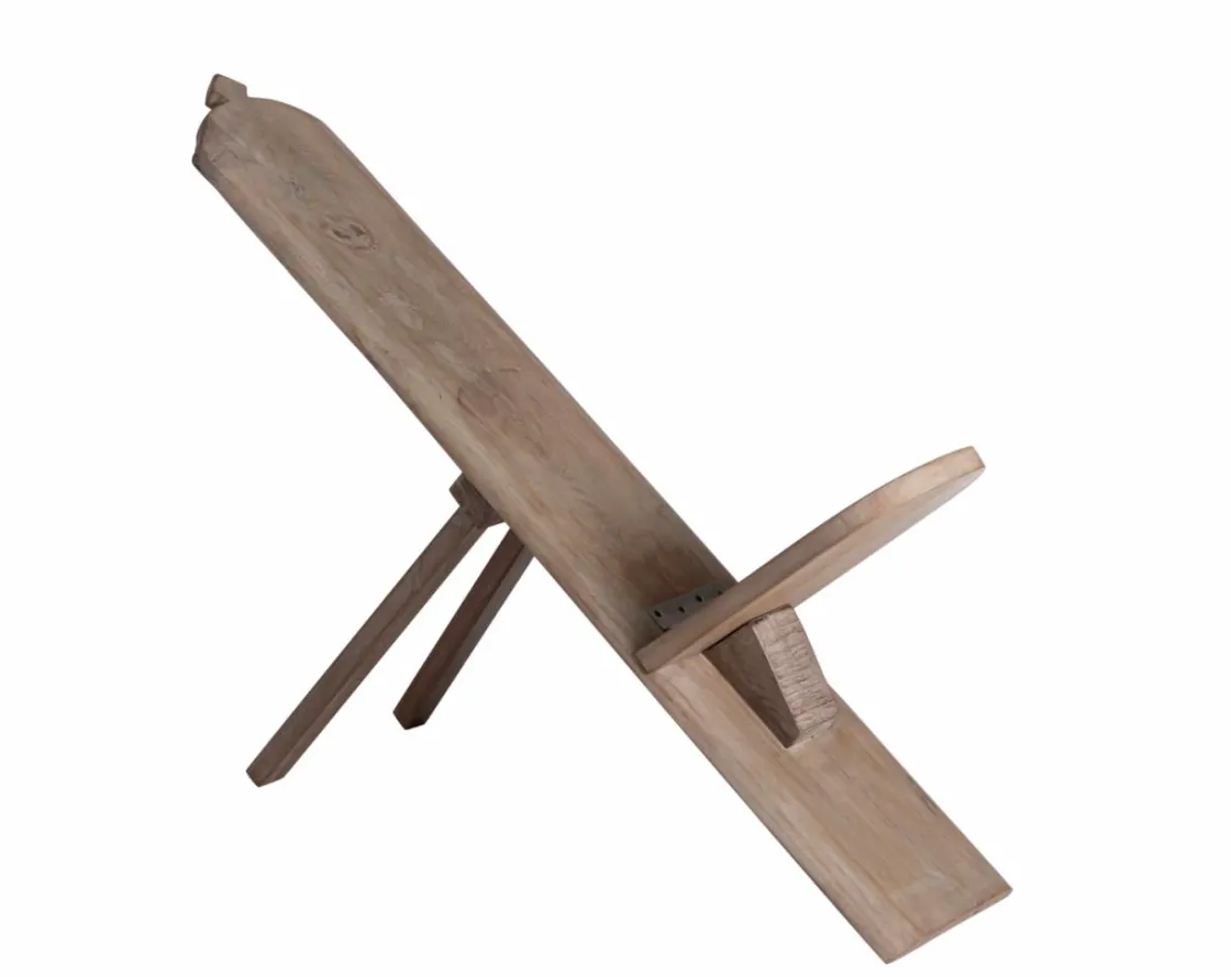 Made in Meubles Chaise<Chaise allongée en bois de manguier Jordana