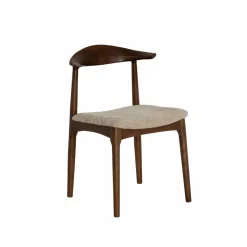 Made in Meubles Chaise<Chaise bois hêtre foncé Aline (lot de 2)