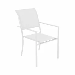 Made in Meubles Chaise De Jardin<Chaise de jardin blanche Ilona (lot de 2)