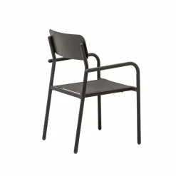 Made in Meubles Chaise De Jardin<Chaise de jardin en aluminium gris  Kaïa (lot de 2)