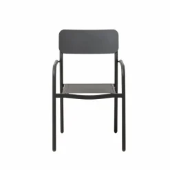 Made in Meubles Chaise De Jardin<Chaise de jardin en aluminium gris  Kaïa (lot de 2)