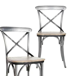 Made in Meubles Chaise<Chaise en bois de manguier Wood (lot de 2)