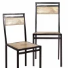 Made in Meubles Chaise<Chaise en bois de manguier New-York (lot de 2)