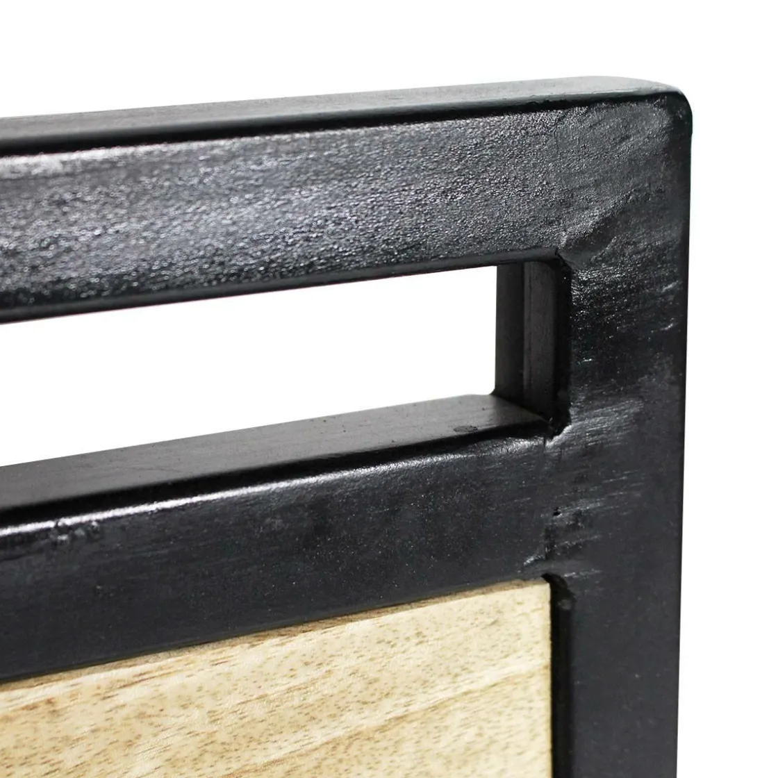 Made in Meubles Chaise<Chaise en bois de manguier New-York (lot de 2)