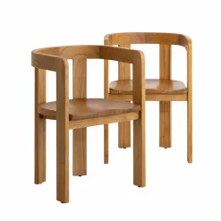 Made in Meubles Chaise<Chaise en bois de mindy Suzie (lot de 2)