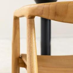 Made in Meubles Chaise<Chaise en bois de teck June (lot de 2)