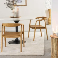 Made in Meubles Chaise<Chaise en bois de teck June (lot de 2)