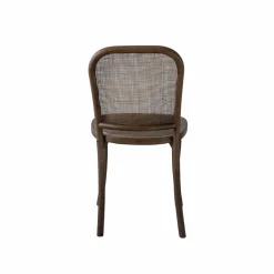 Made in Meubles Chaise<Chaise en bois d'orme et cannage Luzian (lot de 2)