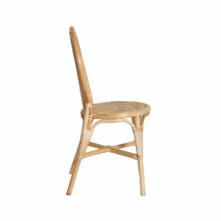 Made in Meubles Chaise<Chaise en rotin bistrot Nohan (lot de 2)