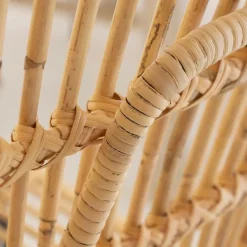 Made in Meubles Chaise<Chaise en rotin et en métal Sélina (lot de 2)