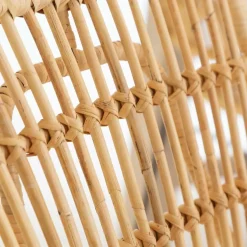 Made in Meubles Chaise<Chaise en rotin et en métal Sélina (lot de 2)