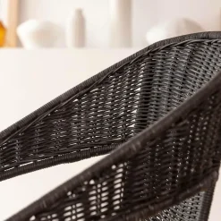 Made in Meubles Chaise<Chaise en rotin et en métal Aurélien