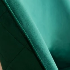 Made in Meubles Chaise<Chaise en velours vert Rumba (lot de 2)