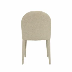 Made in Meubles Chaise<Chaise intégralement en tissu écru Doris (lot de 2)