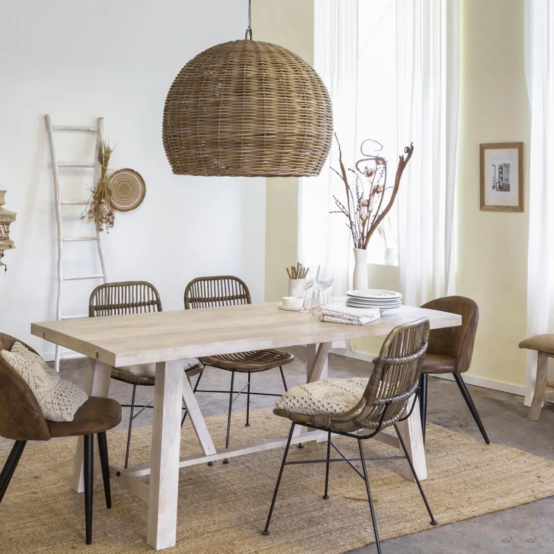 Made in Meubles Chaise<Chaise marron chocolat Jasmine (lot de 2)