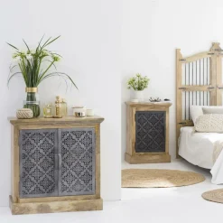 Made in Meubles Chevet<Chevet en bois de manguier Sahara