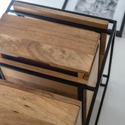 Made in Meubles Chiffonnier<Chiffonnier en bois de manguier et métal Haïcé