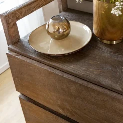 Made in Meubles Chiffonnier<Chiffonnier en bois de manguier marron Emile