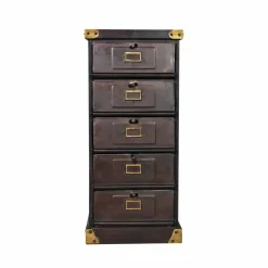 Made in Meubles Chiffonnier<Chiffonnier en métal 5 tiroirs Eugénie