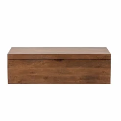 Made in Meubles Banc|Meuble De Rangement<Coffre banc en bois de manguier foncé Babeth