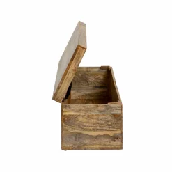 Made in Meubles Banc|Meuble De Rangement<Coffre banc en bois de manguier clair Babeth