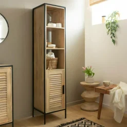 Made in Meubles Colonne<Colonne en bois de manguier Coralie