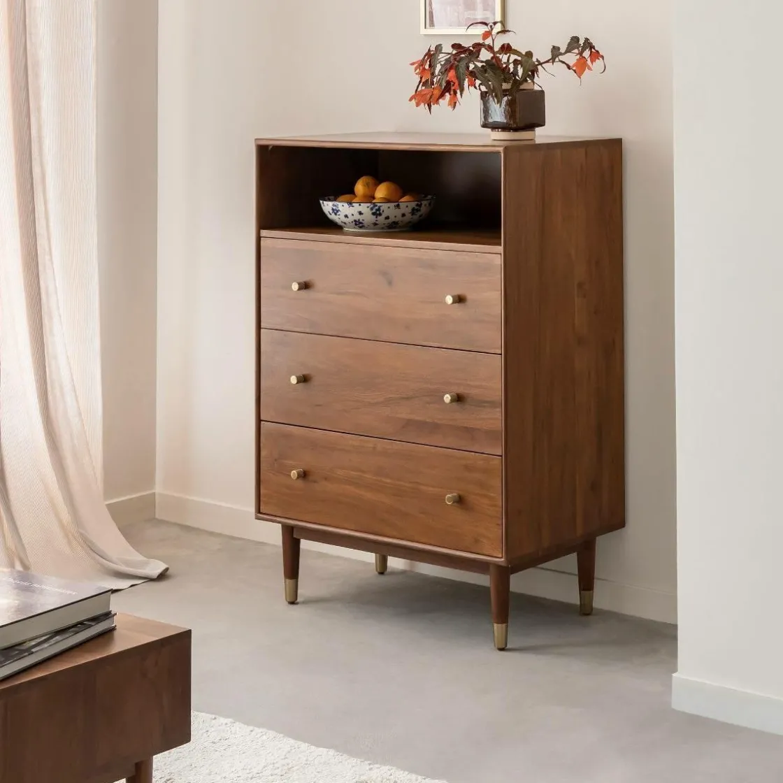 Made in Meubles Commode<Commode en bois d'acacia Emiel