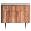 Made in Meubles Commode<Commode en bois d'acacia et marbre blanc Judith