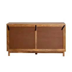 Made in Meubles Commode<Commode en bois de manguier et cannage Rim