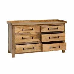Made in Meubles Commode<Commode en bois de manguier 6 tiroirs Dolly