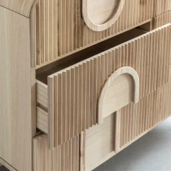 Made in Meubles Commode<Commode en bois de paulownia Nilo