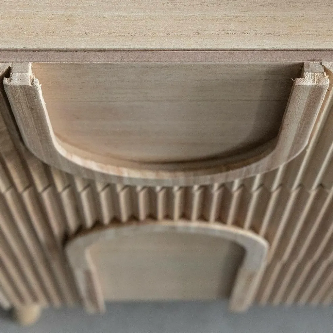 Made in Meubles Commode<Commode en bois de paulownia Nilo