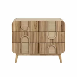 Made in Meubles Commode<Commode en bois de paulownia Nilo