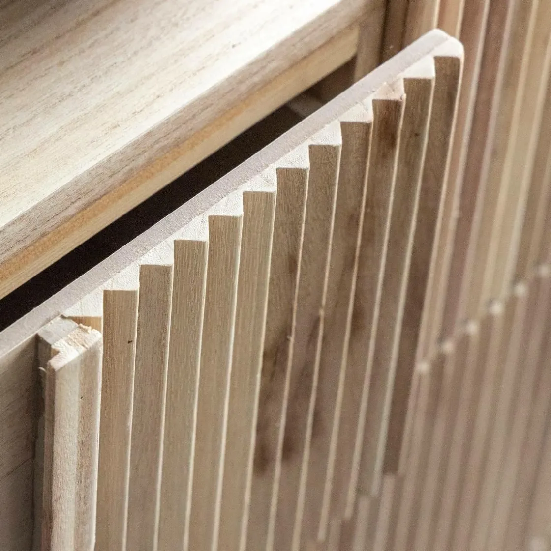 Made in Meubles Commode<Commode en bois de paulownia Nilo