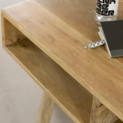 Made in Meubles Table Console<Console avec rangement en bois de manguier Maëva